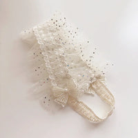 Lace Flowers Whimsical Elastic Headband: 9 Design Options
