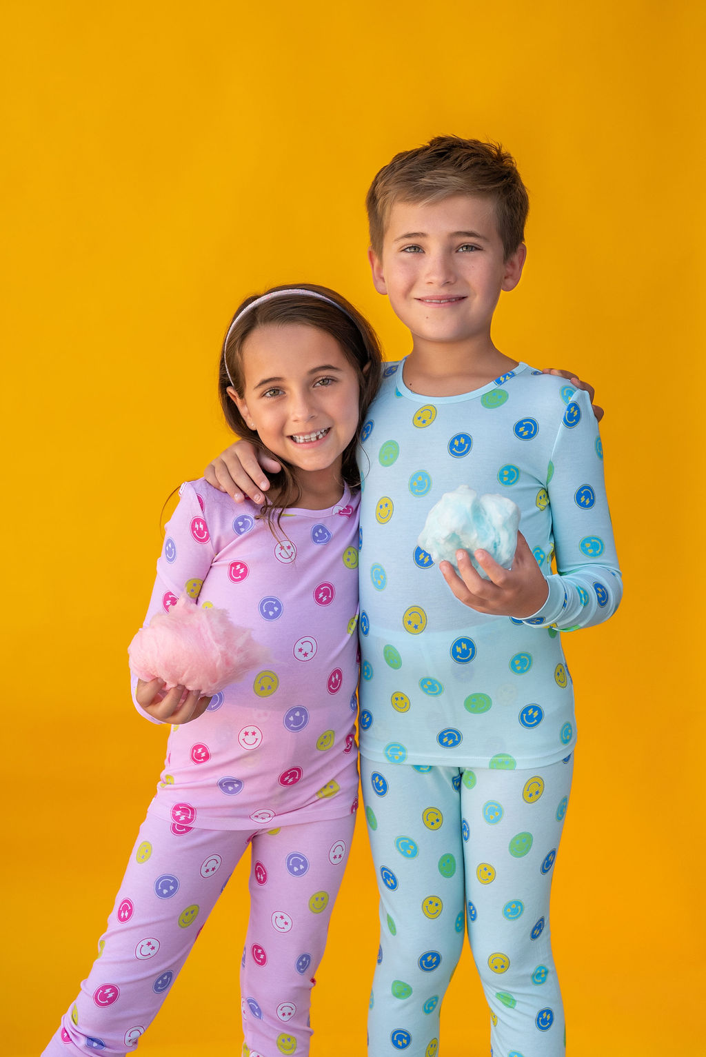 Pink Smiles Childrens Pajamas Set - The Palm Beach Baby Lovey&Grink