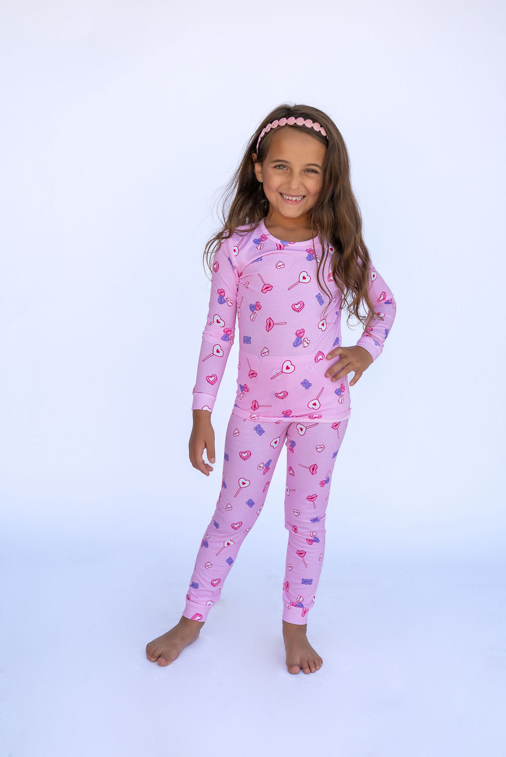 Be Mine Sweet Pink Lovin' Pajamas for Children - 12mos-10yrs - The Palm Beach Baby Lovey&Grink