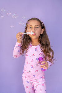 Be Mine Sweet Pink Lovin' Pajamas for Children - 12mos-10yrs - The Palm Beach Baby Lovey&Grink