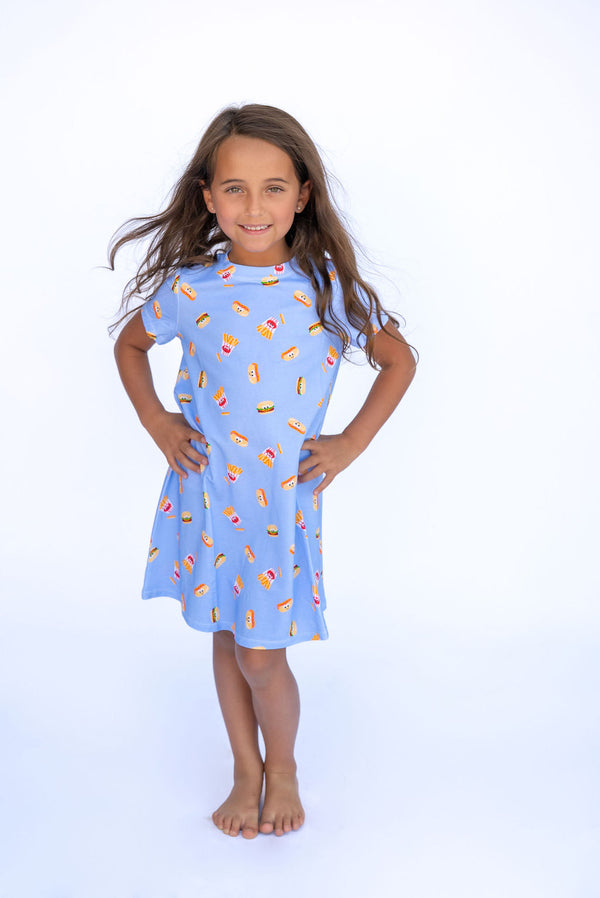 Fun Food 2.0 A-Line Dress For Little Cuties - The Palm Beach Baby Lovey&Grink
