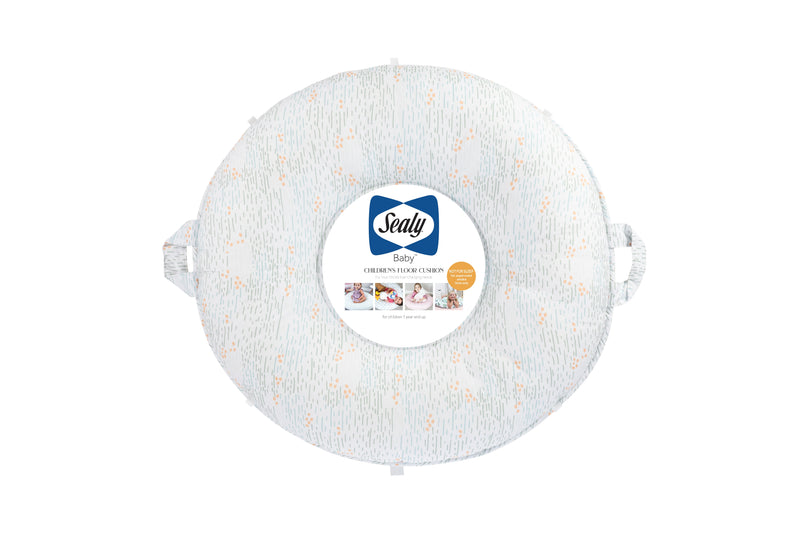 Sealy Children's Floor Cushion - Spring and Gray - Children 12 Months & Older
