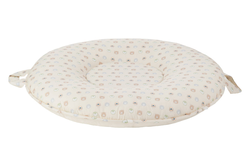 Sealy Children's Floor Cushion - Animal Faces and Beige - 12 Months +