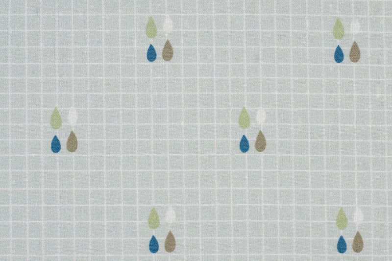 Sealy Children's Floor Cushion in Drops and Robin Blue - 12 Months & Older