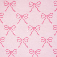 Coquette Bow Jacquard Knit Baby Blanket