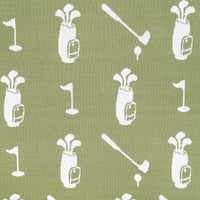 Golf Jacquard Knit Baby Blanket For Cozy Comfort - The Palm Beach Baby