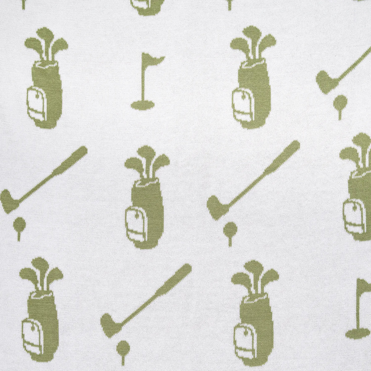 Golf Jacquard Knit Baby Blanket For Cozy Comfort