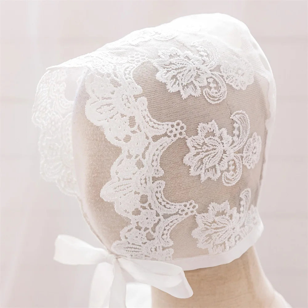 Emma-Marie Lace Baby Dress with Matching Hat for Special Occasion - The Palm Beach Baby Estimated 12 - 20 Day Shipping