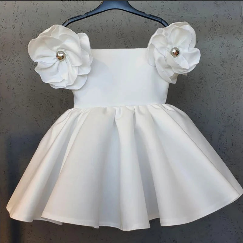 "Summer Flower" Girl's Chic Party Dress - 5 Colors