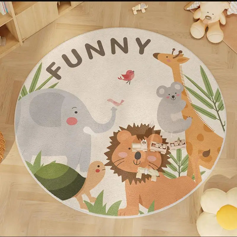"Animal Mania" Nursery Playmat  Rug - 4 Styles