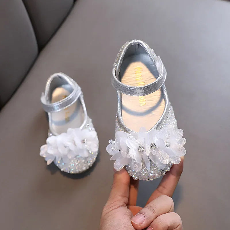 Sparkles & Fleurs Children's Vegan Faux Leather Mary Janes