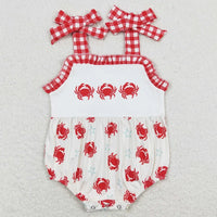 Vivacious Frills Baby Rompers for Girls - Cute Bows & Playful Frills - The Palm Beach Baby