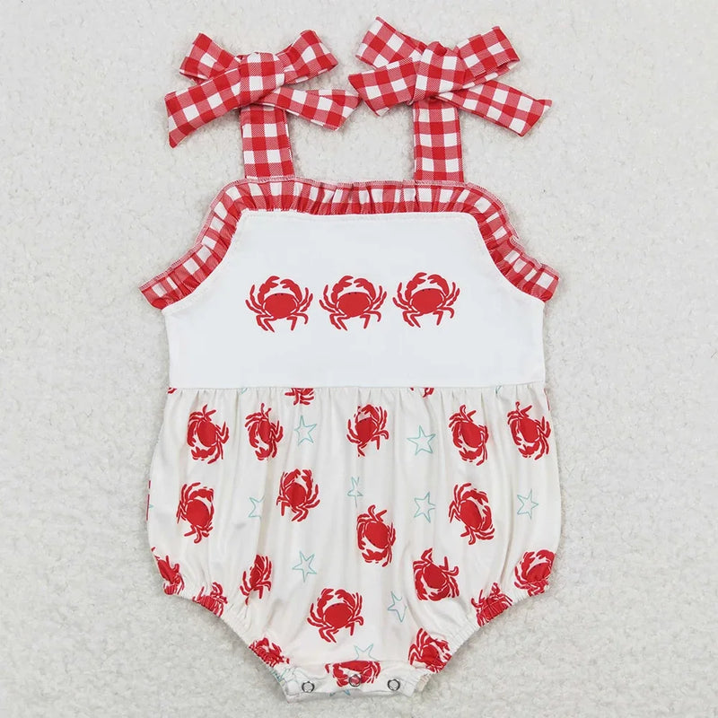 Vivacious Frills Baby Rompers for Girls - Cute Bows & Playful Frills - The Palm Beach Baby