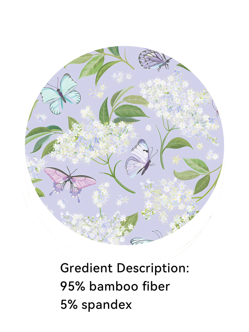 "Butterfly Baby!" Lavender Print Romper