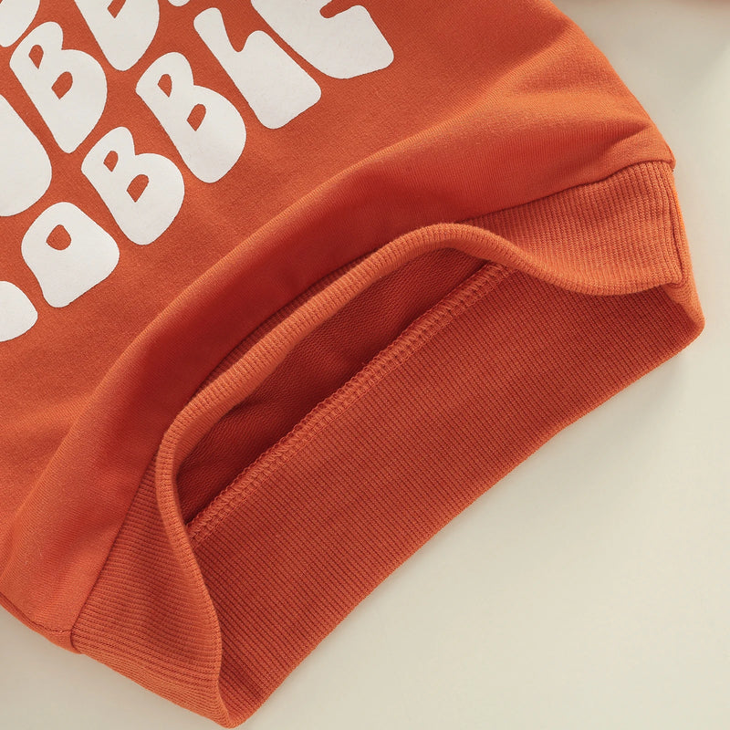 Cute "Gobble Gobble" Fall/Winter Sweatshirt