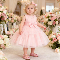 Rowena Lace Special Occasion Dress with Matching Headbow