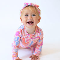 The SoftKnot Bamboo Baby Bow | Saddle Up - Stylish bamboo baby bow perfect for photo shoots and family gatherings.