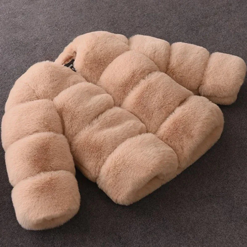 Chic Girls Faux Fur Coat for Ages 4-11 - 5 Stylish Colors to Elevate Winter Fashion - The Palm Beach Baby