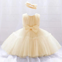 Rowena Lace Special Occasion Dress with Matching Headbow