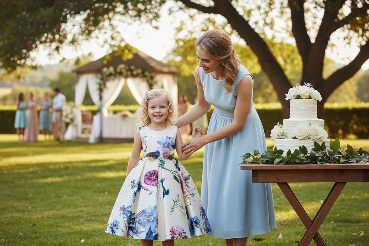 Little Girls Tropical Garden Party Dress in 6 Vivacious Colors - The Palm Beach Baby Estimated 14 - 20 Day Shipping