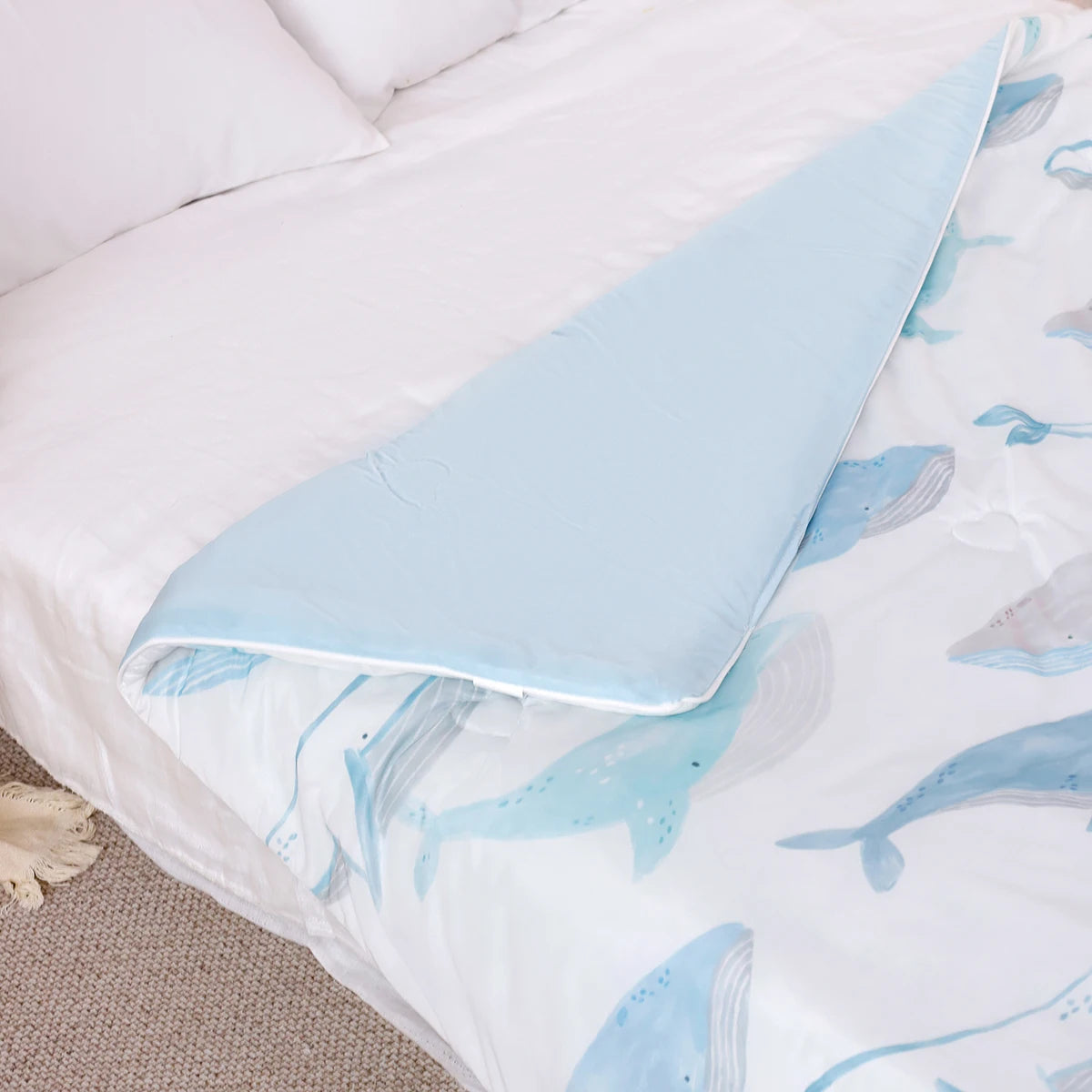 150x110cm Summer Cool Quilted Naptime Blanket - The Palm Beach Baby Estimated 12 - 20 Day Shipping