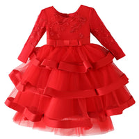 Emmerson Tiered Special Occasion Dress - Satin and Tulle Elegance