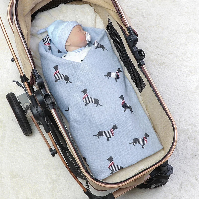 "Doxy" The Dachshund Print Children's Blanket - 6 Colors