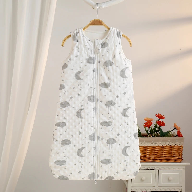 Minky Sleeping Bag Baby's Anti-Kick Zippered Sleeveless - 7 Colors - The Palm Beach Baby Estimated 13 - 20 Day Shipping