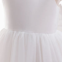 Amelie Elegant White Tulle Dress For Formal Occasions - The Palm Beach Baby Estimated 12 - 22 Day Shipping