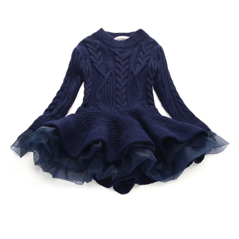 "Daniella" Winter Knit Tutu Dress