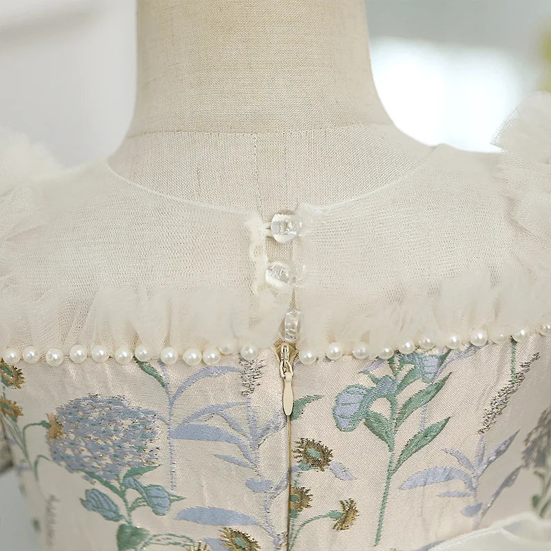 Celeste-Clarice Brocade Party Dress for Little Girls - The Palm Beach Baby The Palm Beach Baby