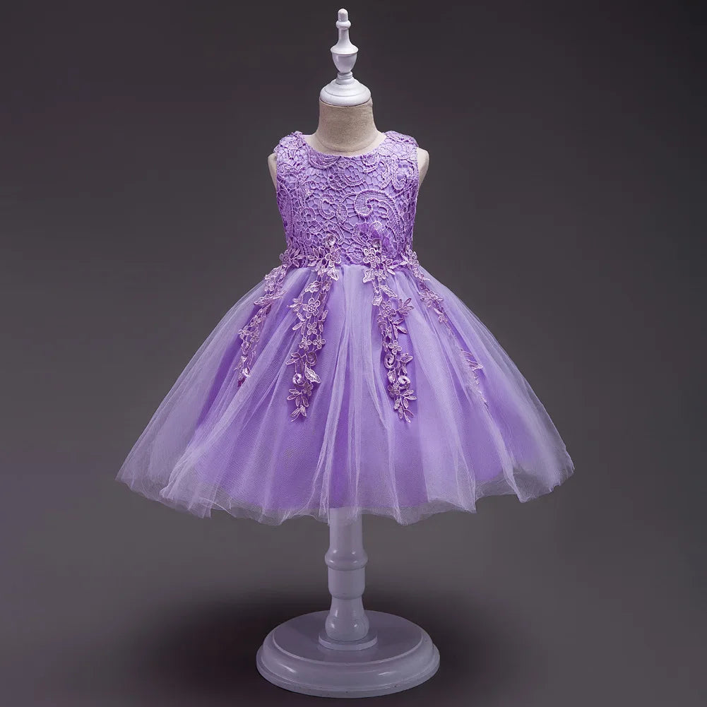 Felice Lace Tulle Occasion Dress In 4 Elegant Colors - The Palm Beach Baby 10 - 18 Day Shipping