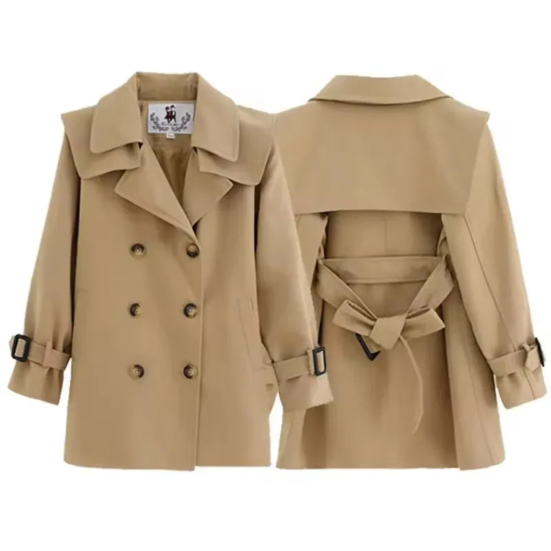 "Morgan" Children's Trench Coat for Ages 5-14 - Classic Style in 3 Trendy Colors - The Palm Beach Baby