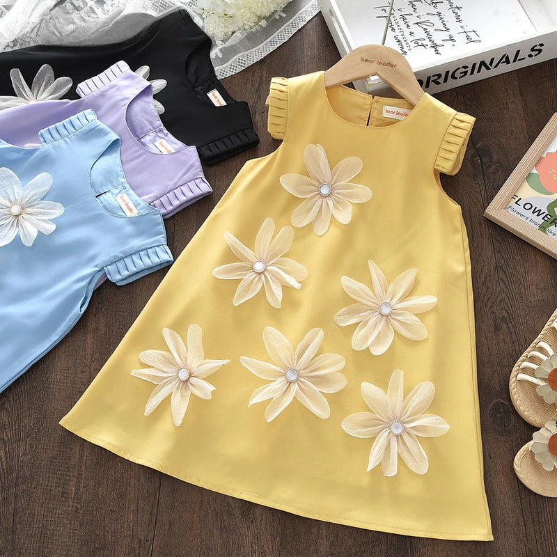 "Summer Flowers" Party Dress - 6 Colors