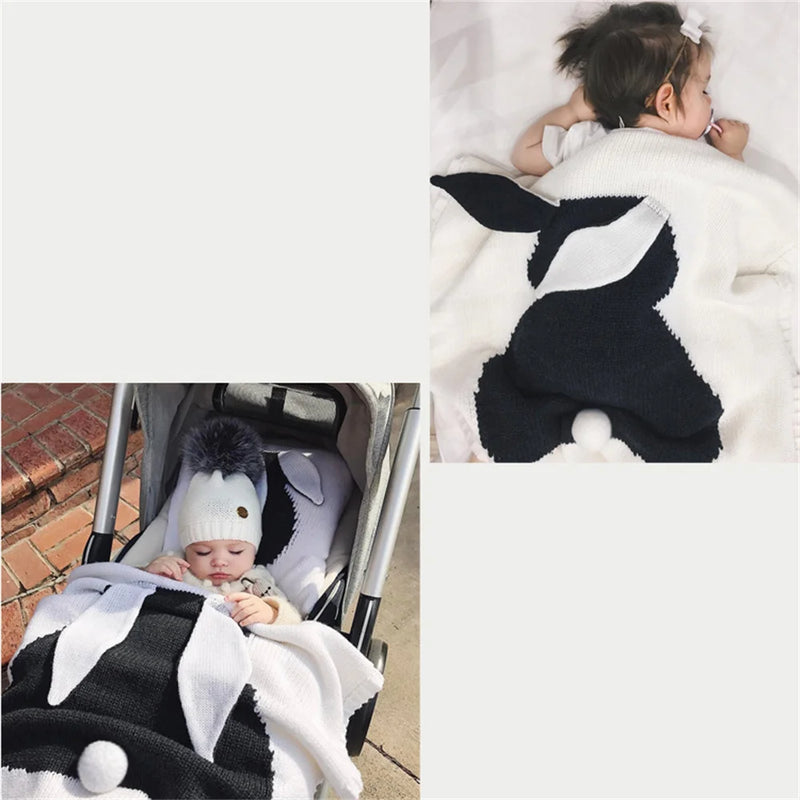 "Sweet Bunny Mine" Personalized Baby Blanket - 6 Colors