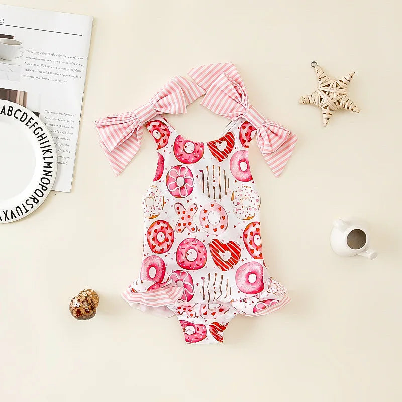 "Print Cuties"  1 PC Swimsuits - 4 Prints