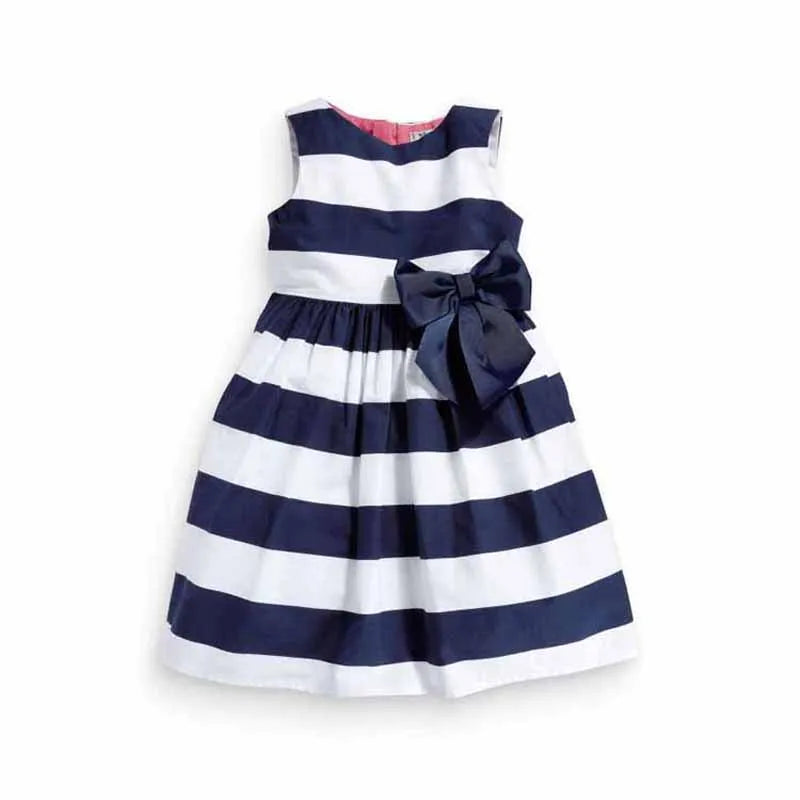 "Delaney" Striped Party Dress