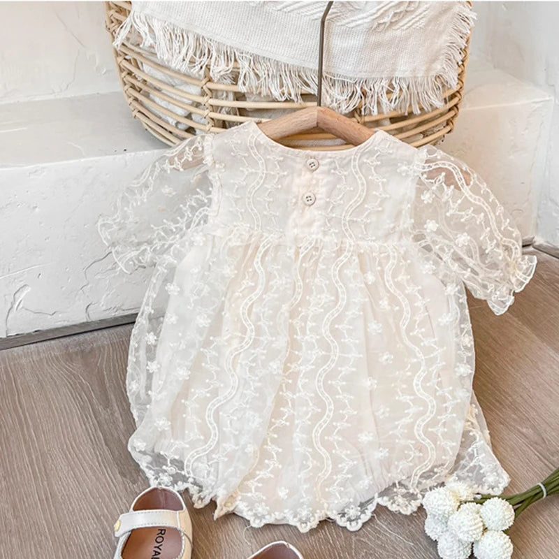 "Lucille" Lace Dress Romper