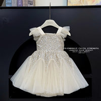 Natasha Shimmering Sequined Party Dress for Girls - The Palm Beach Baby
