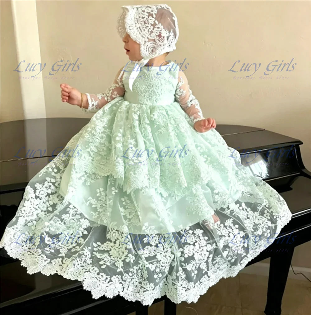 Margaret-Ann Heirloom Lace Baby Gown - 3 Mos-14 Yrs