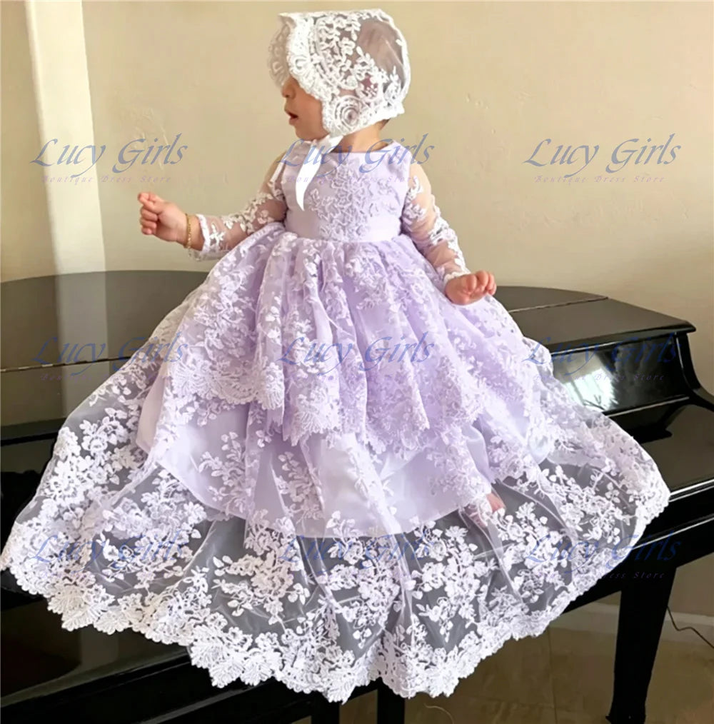 Margaret-Ann Heirloom Lace Baby Gown - 3 Mos-14 Yrs