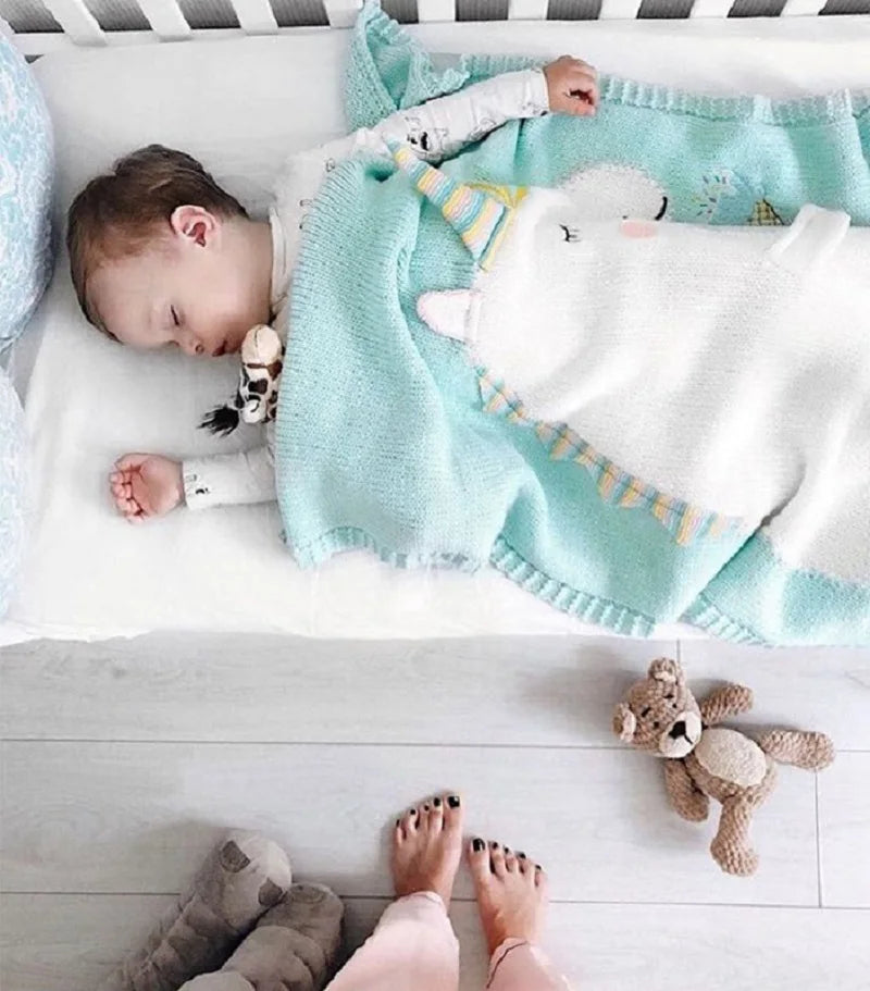 "Sleepy Tight" Cute Animal-Themed Kid's Blankets