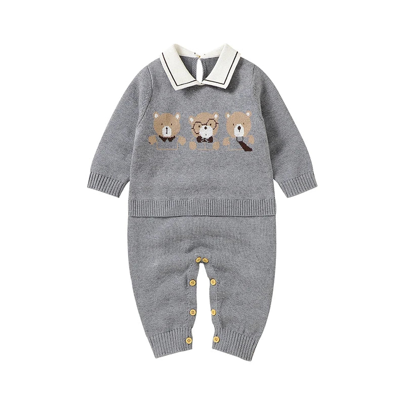 "Beary Cute" Knit Romper And/Or Blanket