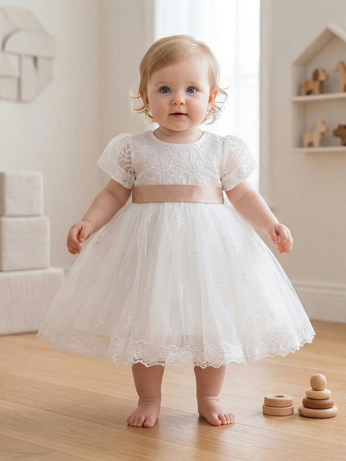 Aeryn White Lace Special Occasion Dress