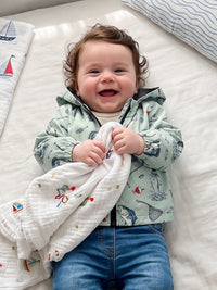 Gone Fishing Lightweight Boys Hooded Jacket