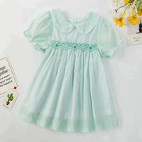 'Lyla' Hand Smocked Party Dress for Girls - Available in 3 Precious Colors - The Palm Beach Baby