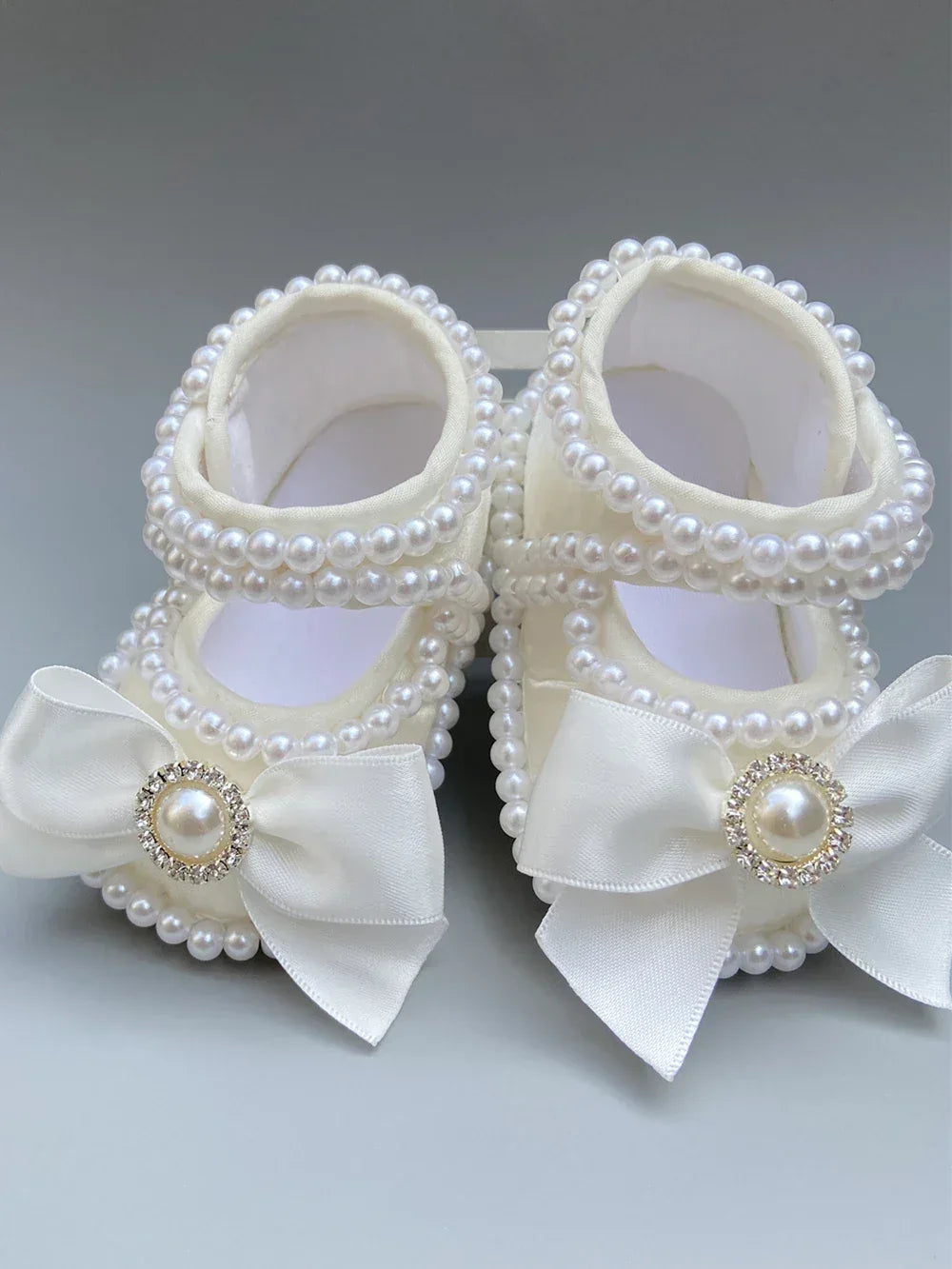 'Charlotte Elise' Lace Baby Girl Shoes for Special Occasions - The Palm Beach Baby