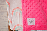 Colorful Creations Minky Blanket - The Palm Beach Baby