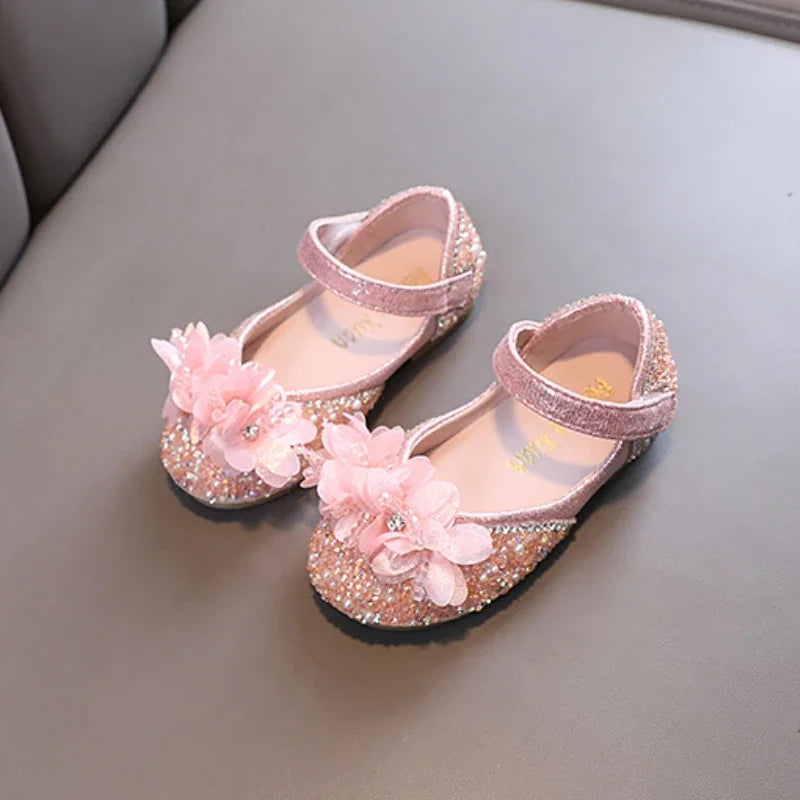 Sparkles & Fleurs Children's Vegan Faux Leather Mary Janes