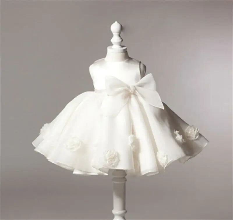 Stylish 'Beatrice' Lace and Tulle Dress for Toddlers displayed elegantly, ideal for making your little girl feel like a princess at events.